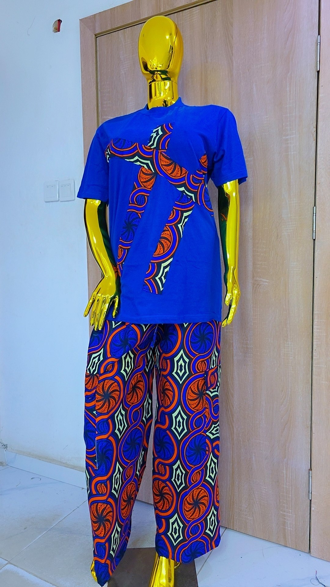 Vibrant Floral Print Native Set Women Up and Down