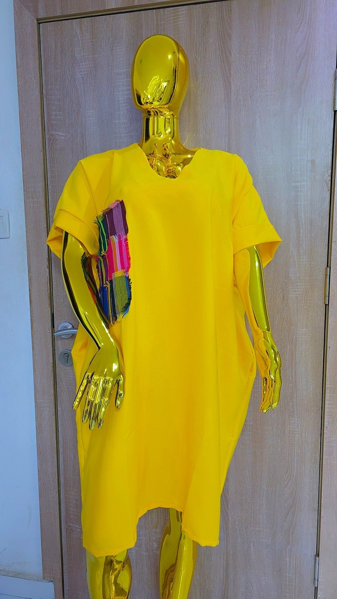 Vibrant Casual short Gown