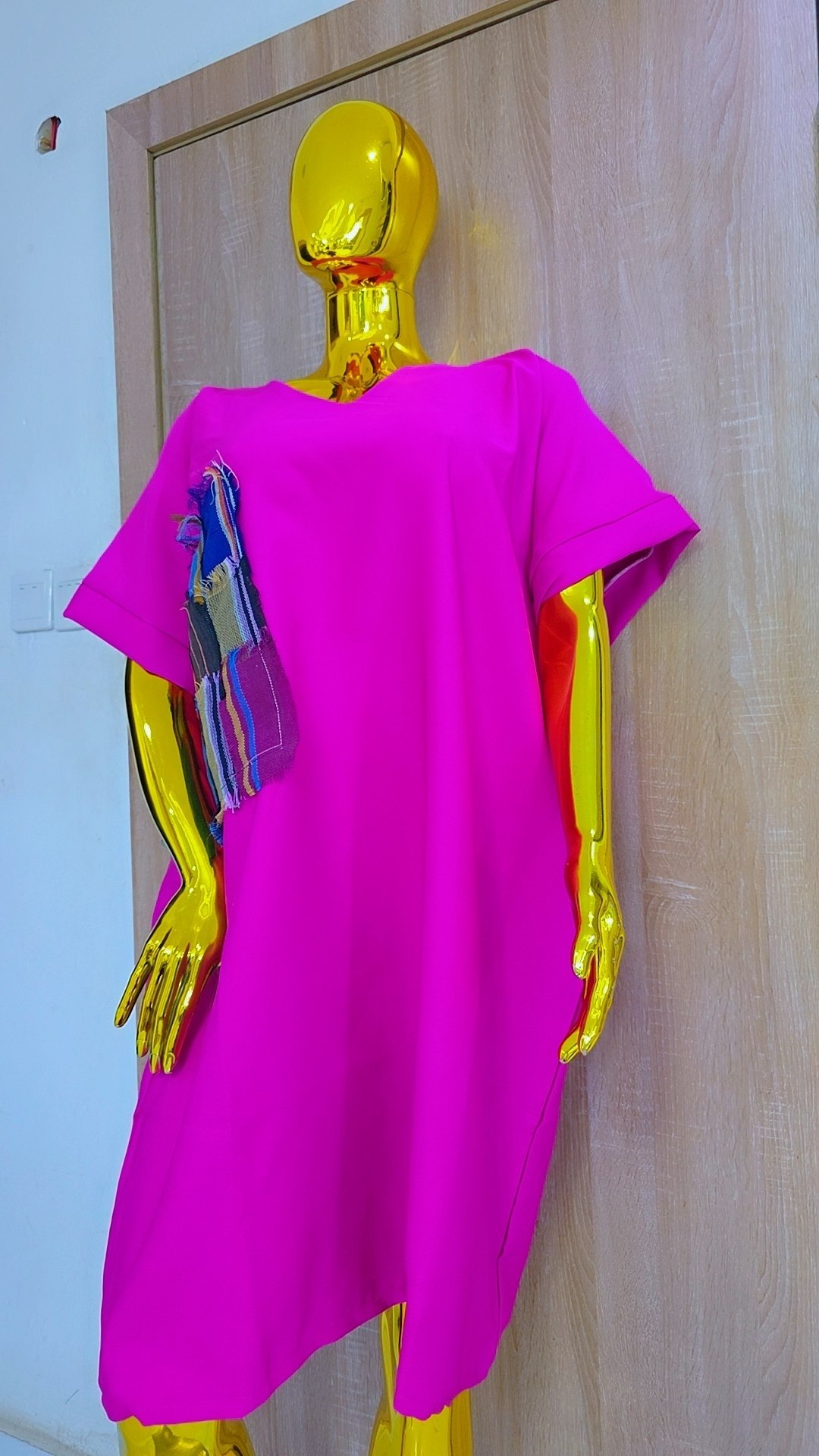 Vibrant Casual short Gown