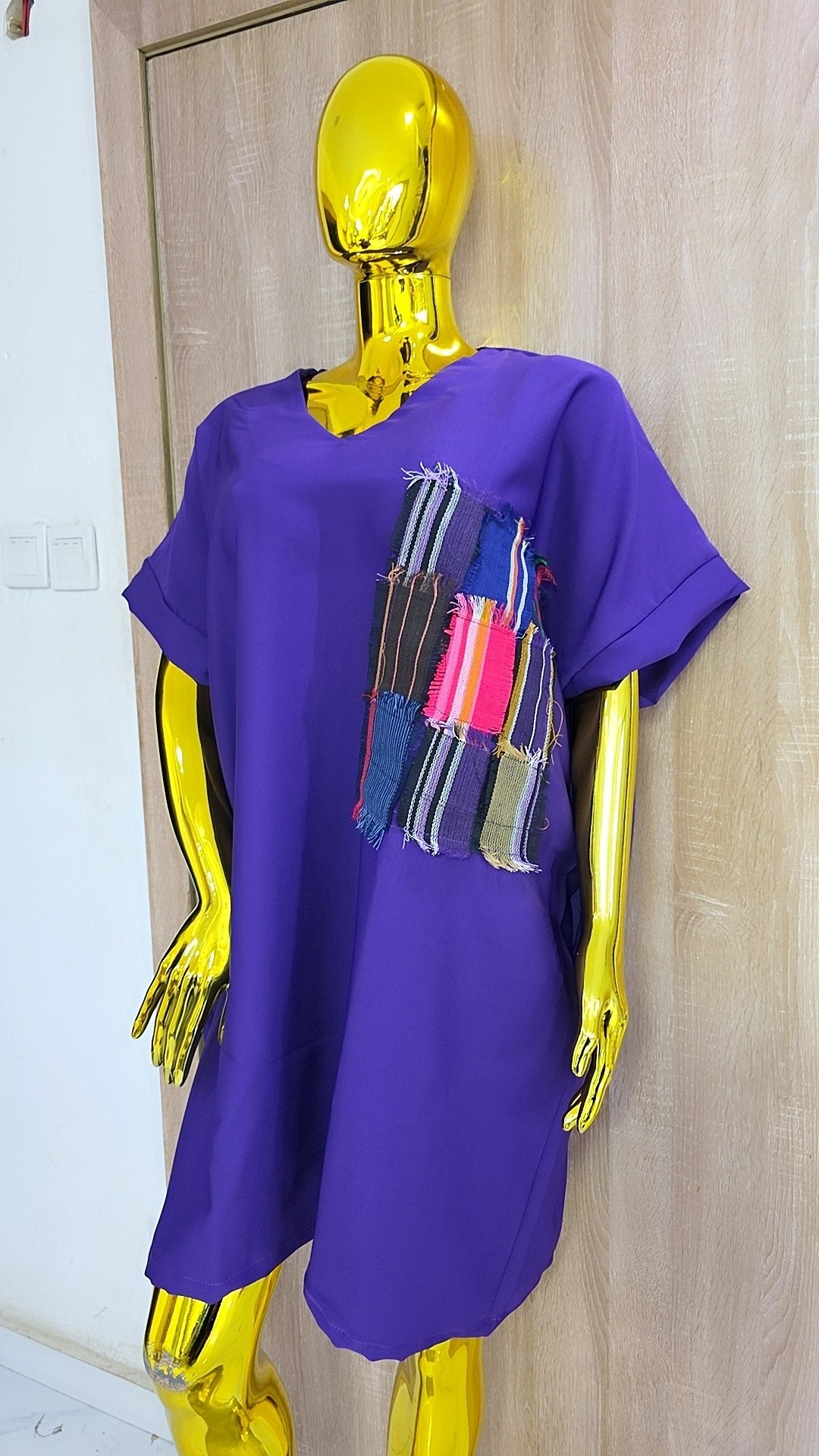 Vibrant Casual short Gown