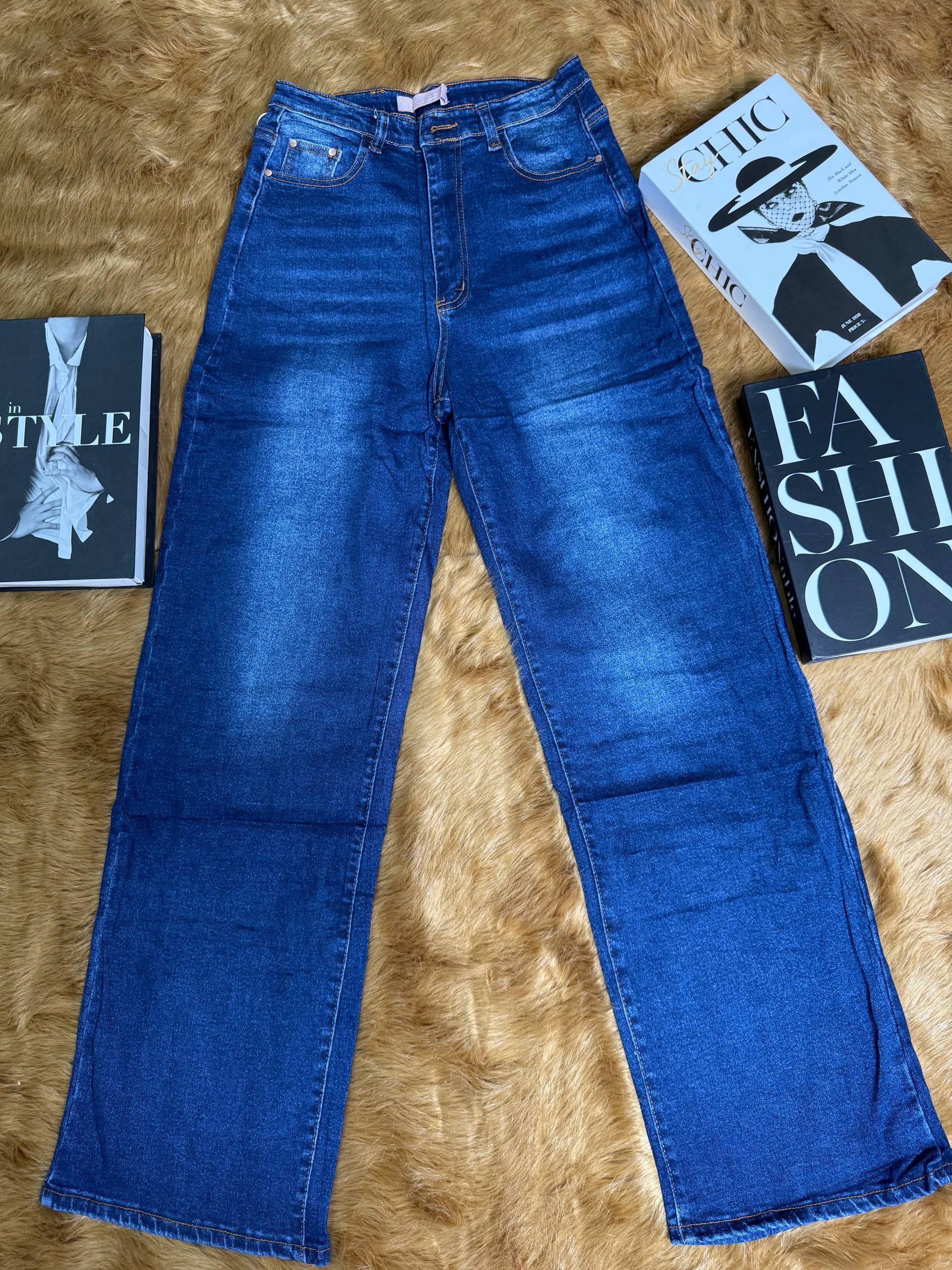 Women’s High-Waisted Wide-Leg Denim Jeans