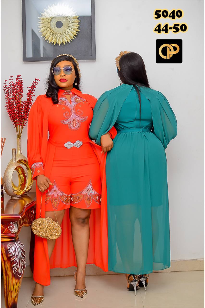 Sahara Duster & Romper Luxury Short jumpsuit - Image 6