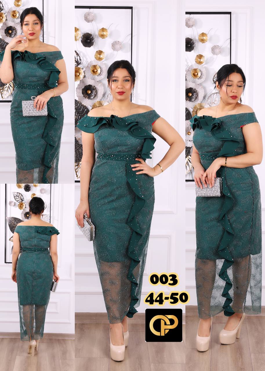 Siren Ripple Cascading Cocktail Dress - Image 3
