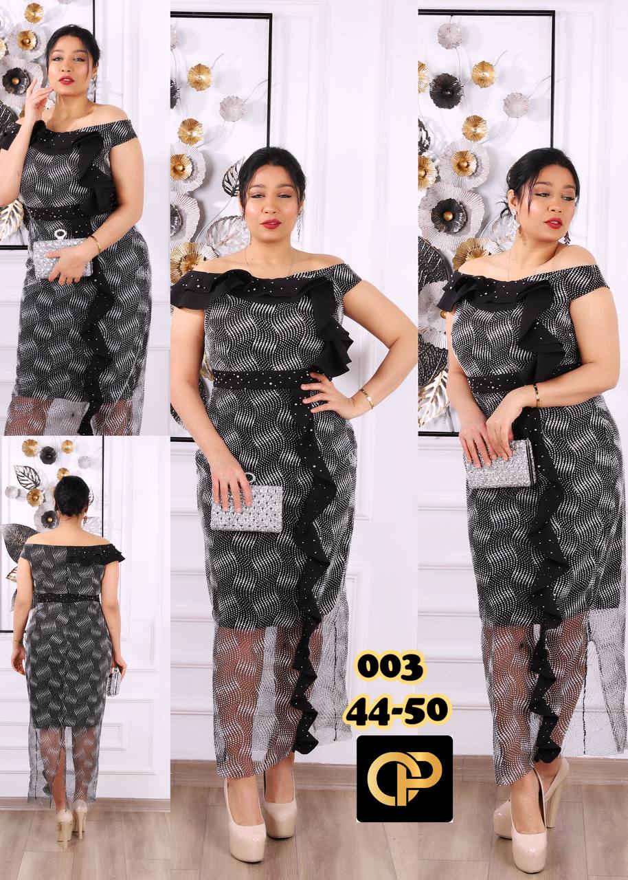Siren Ripple Cascading Cocktail Dress - Image 5