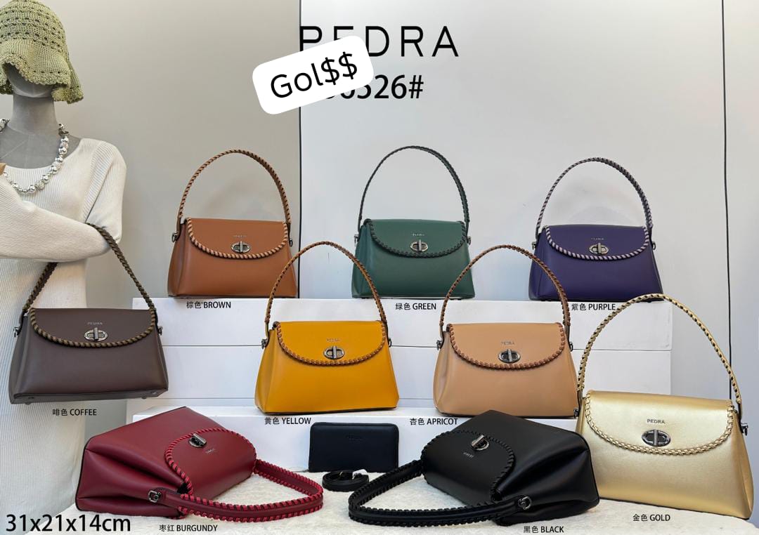 Luxury Ribbed Flap Shoulder Bag