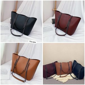 Premium Structured Boxy Laptop Shoulder Bag