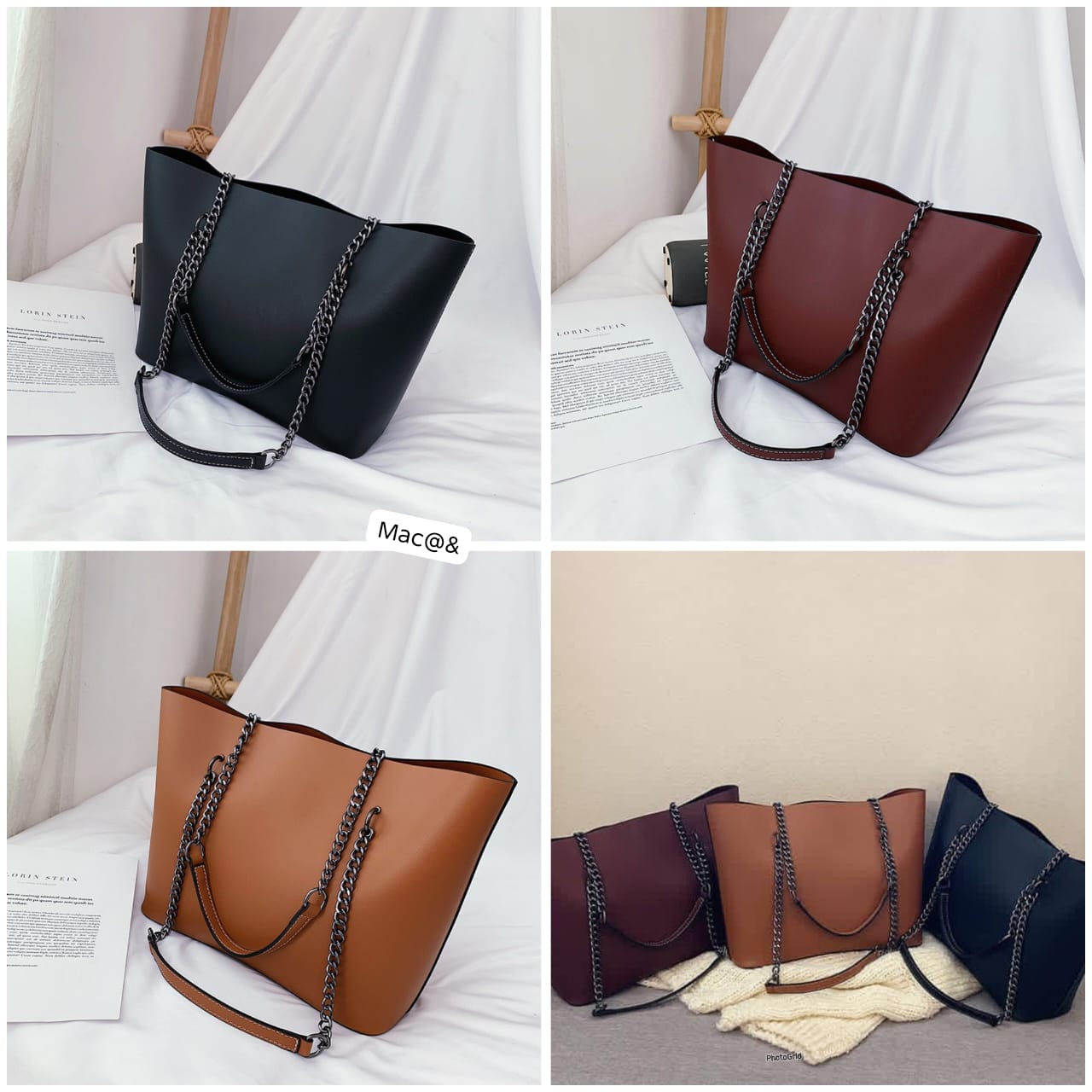 Premium Structured Boxy Laptop Shoulder Bag