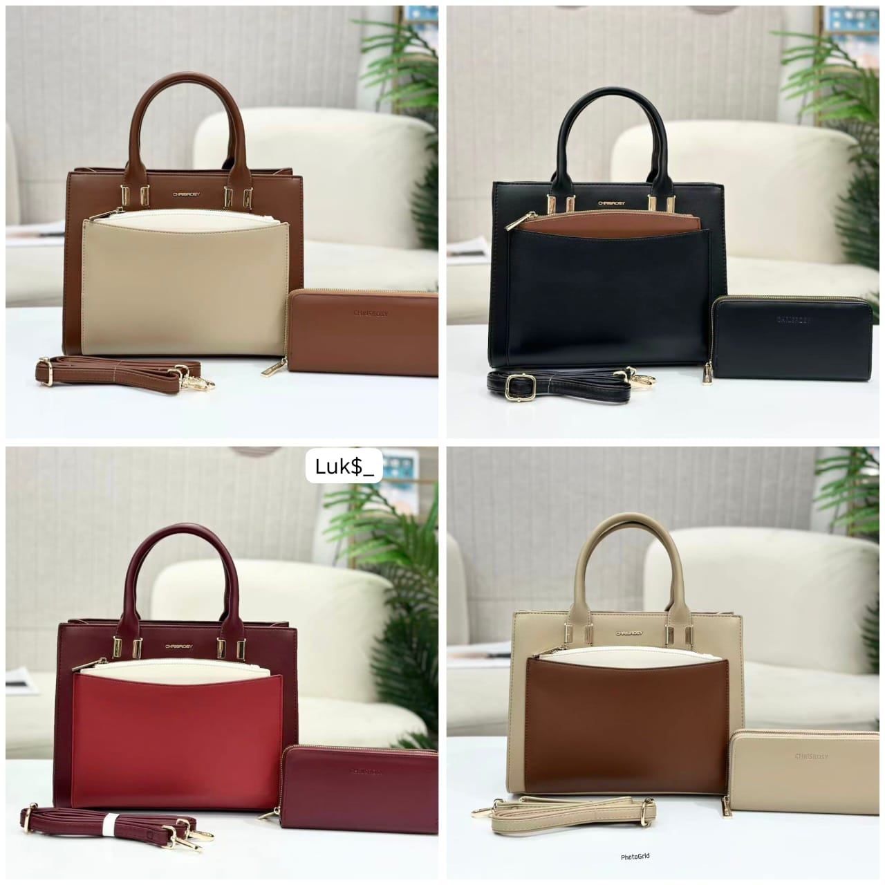 Elegant Structured Top-Handle Satchel with Crossbody Strap