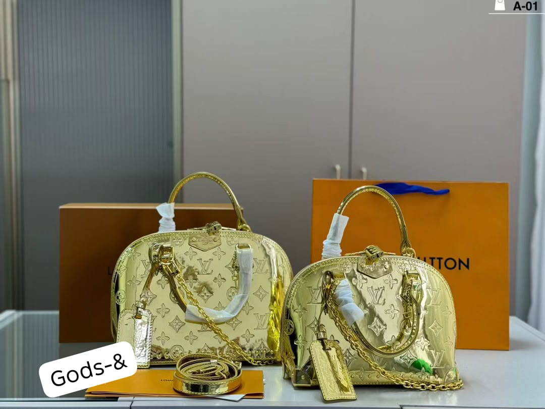 Louis Vuitton Structured Premium Women's Satchel Bag - Image 3