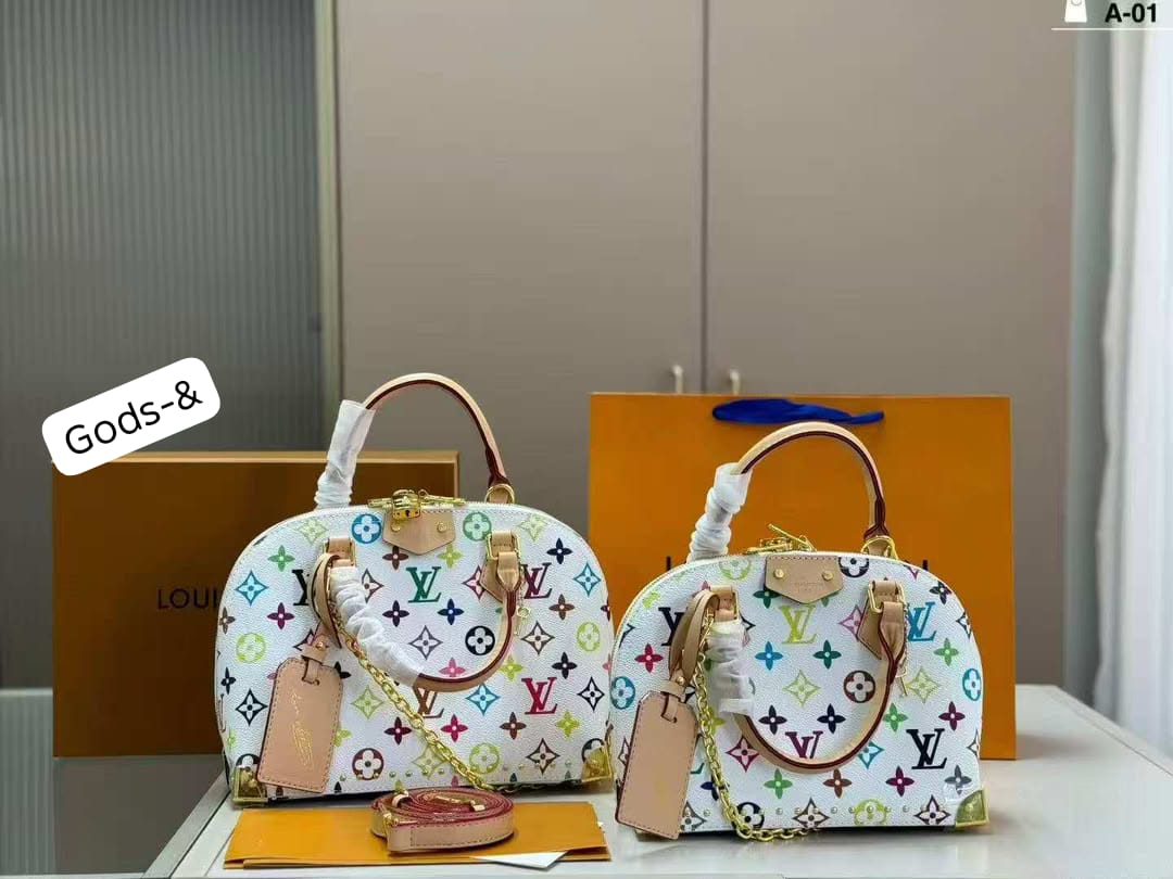 Louis Vuitton Structured Premium Women's Satchel Bag - Image 2
