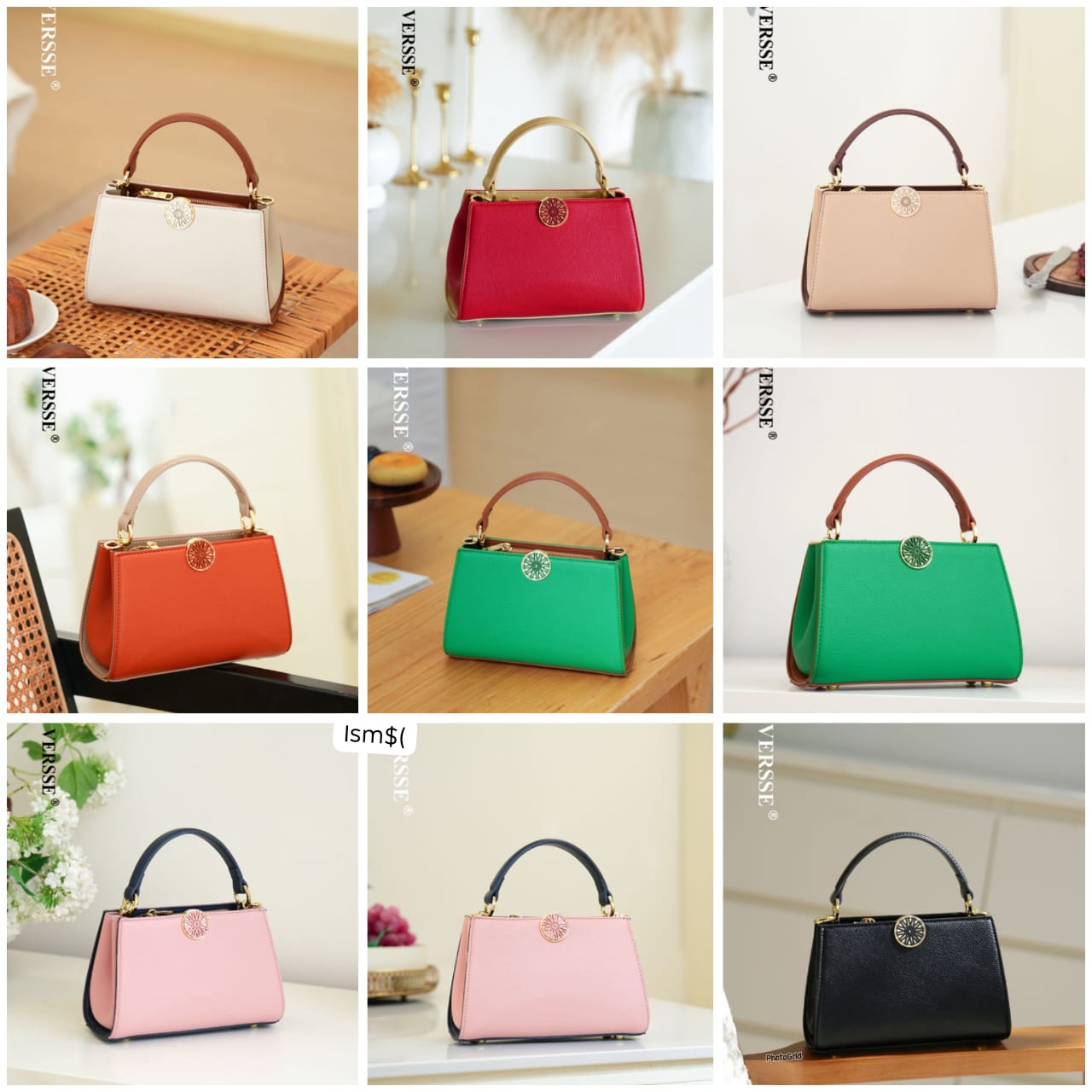 VERSSE Premium Structured Mini Top-Handle Satchel