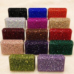 Aria Marquise Crystal Evening Clutch