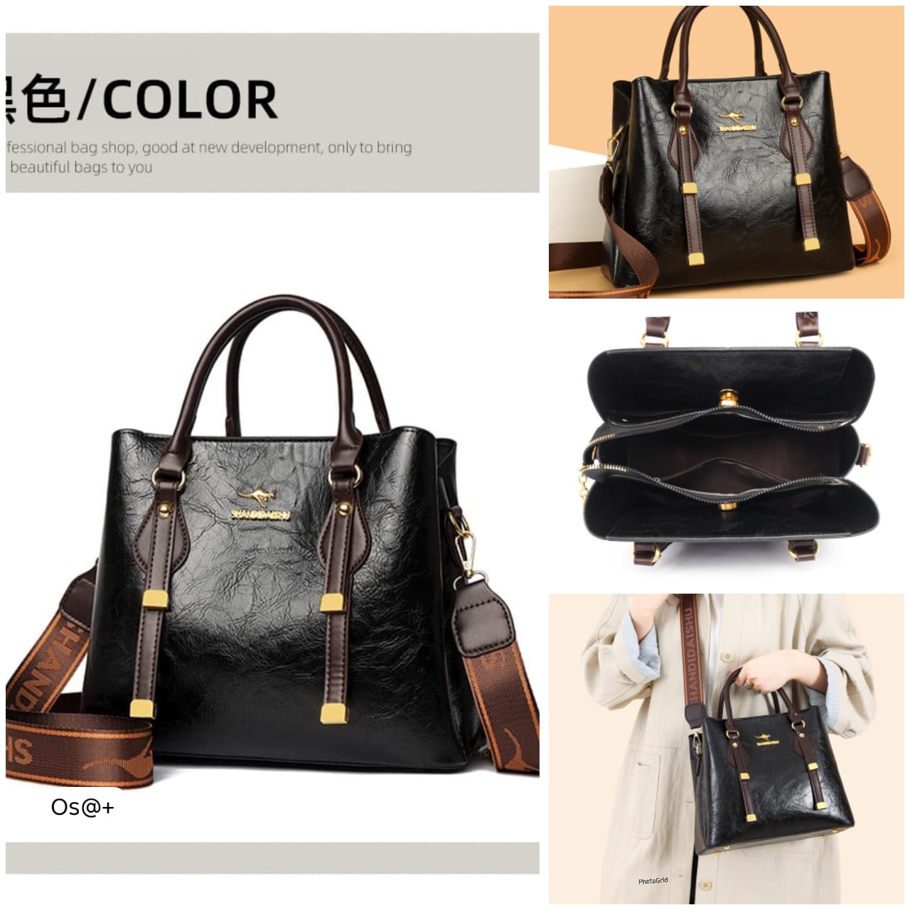 Premium Multi-Compartment Women's Tote Bag