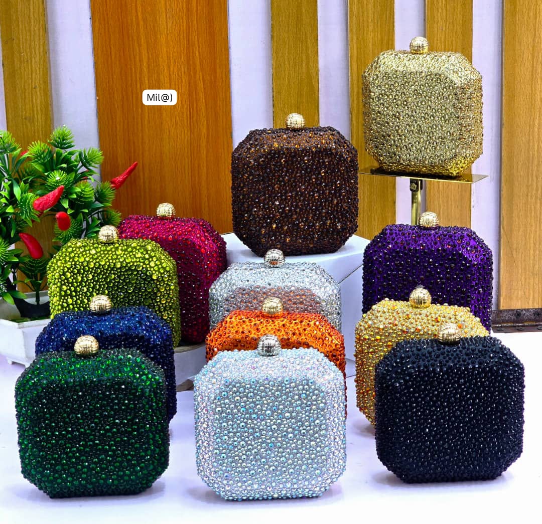 Premium Full-Embellished Rhinestone Purse