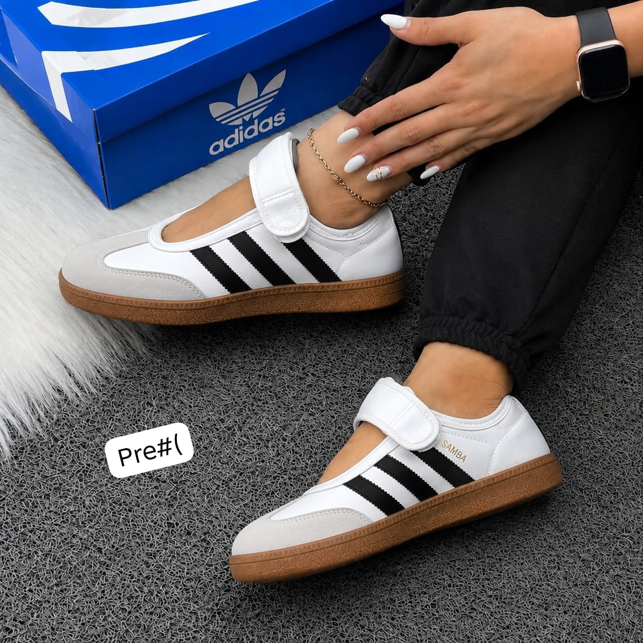ADIDAS Retro-Inspired Samba Mary Jane Sneakers