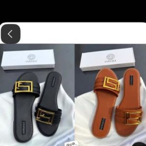 VERSACE Chic Open-Toe Summer Slippers