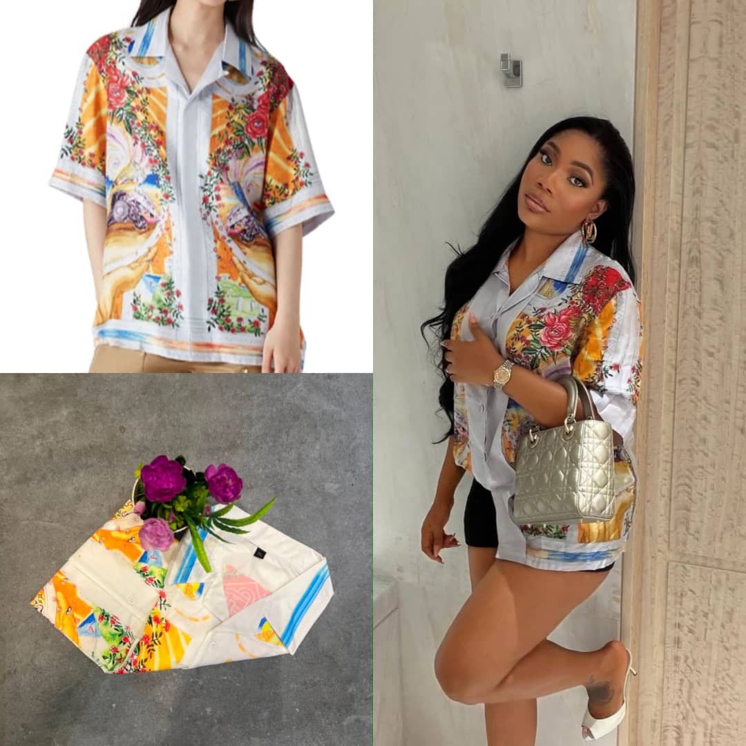 Unisex Premium Silk-Blend Graphic Button-Down Shirt - Image 2