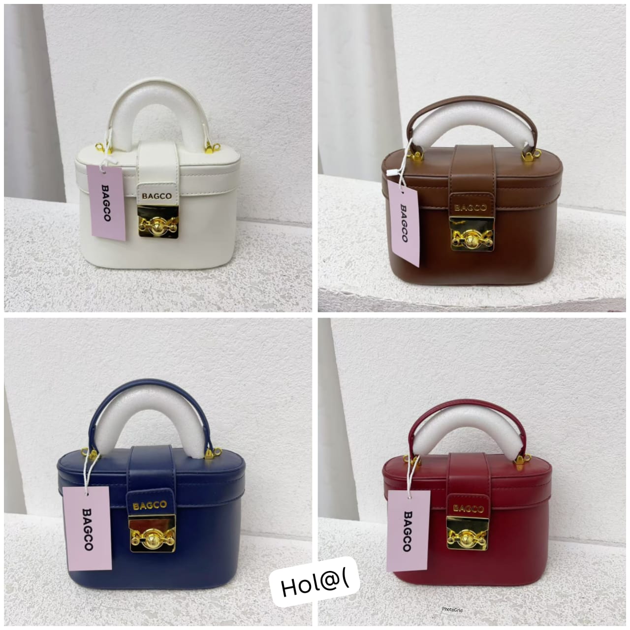 BAGCO Premium Oval Vanity Case Handbag - Image 2