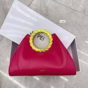 JW PEI Luxury Rantan-Inspired Triangle Clutch Bag