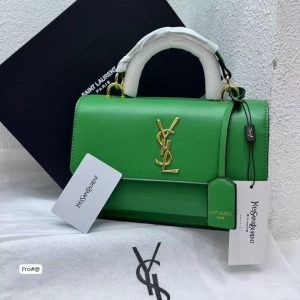 Yves Saint Laurent Inspired Cassandra Top-Handle Satchel