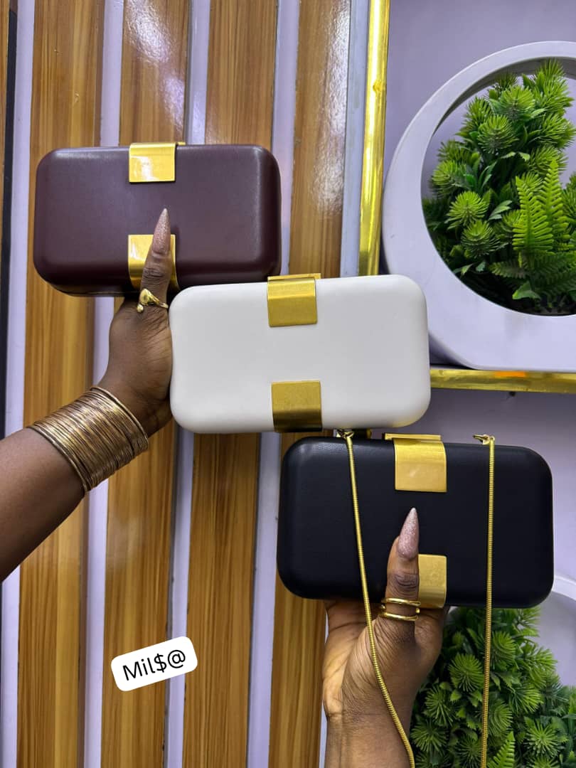 Premium Minimalist Hardcase Evening Clutch