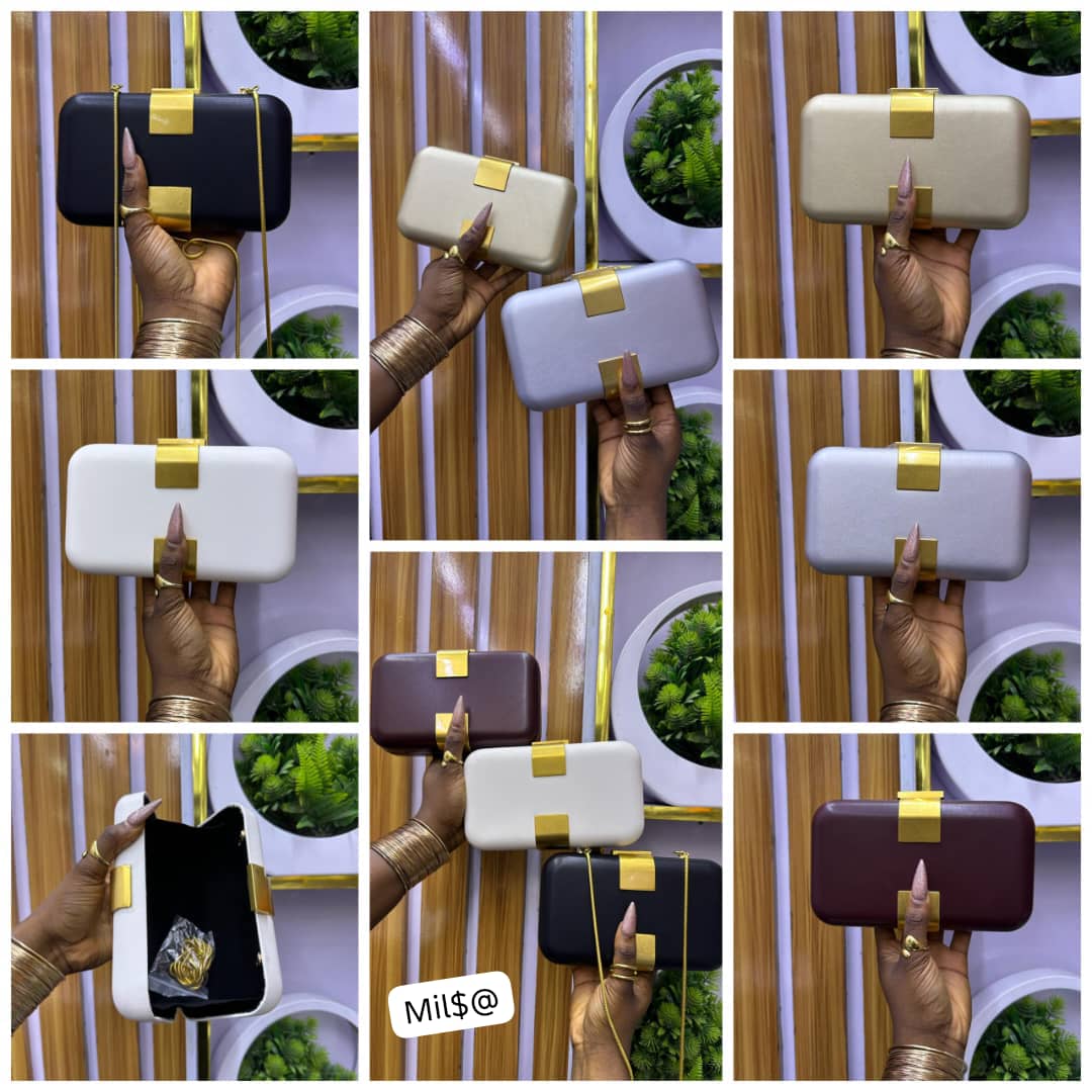 Premium Minimalist Hardcase Evening Clutch - Image 2