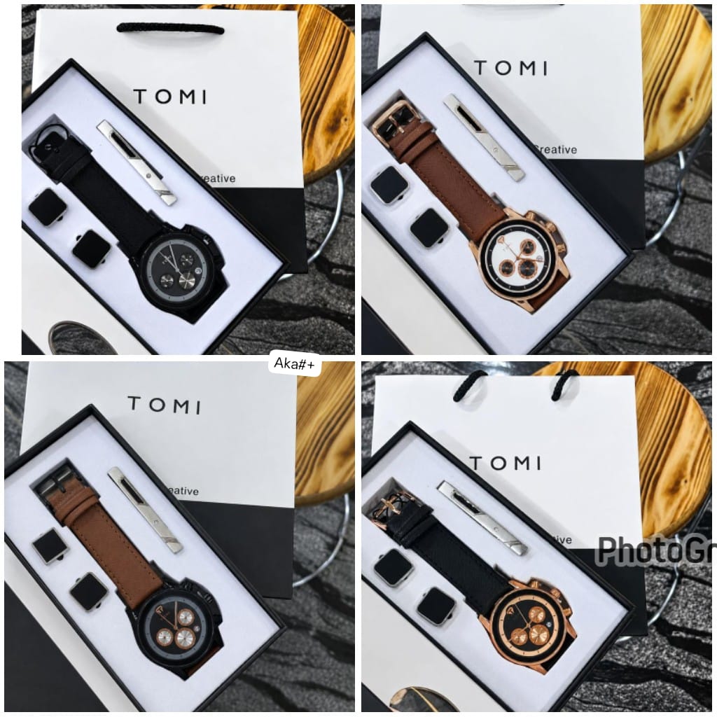 TOMI Luxury Men's Chronograph-Style Fashion Watch