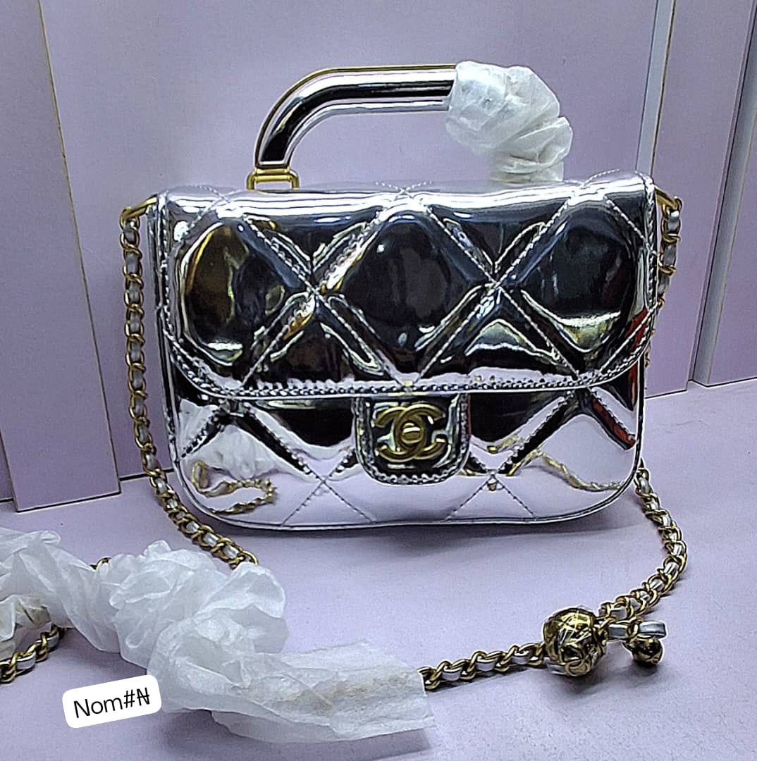 Premium High-Shine Quilted Flap Handbag