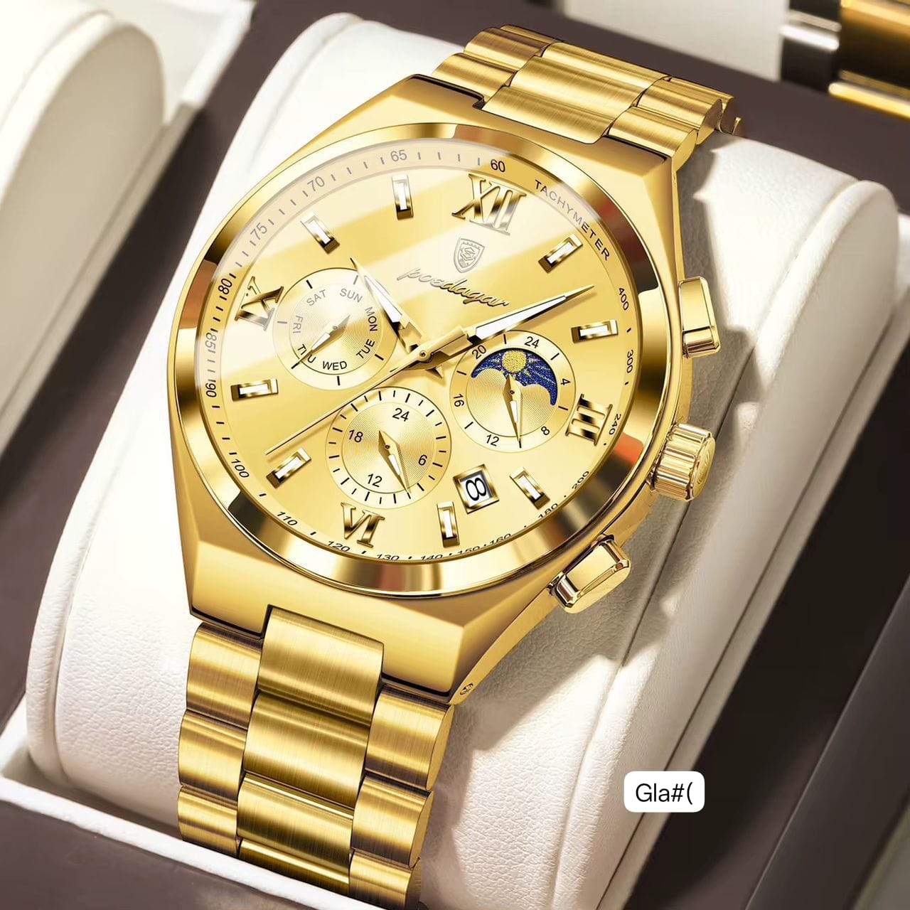 Poedagar Executive Men's Multi-Function Luxury Watch