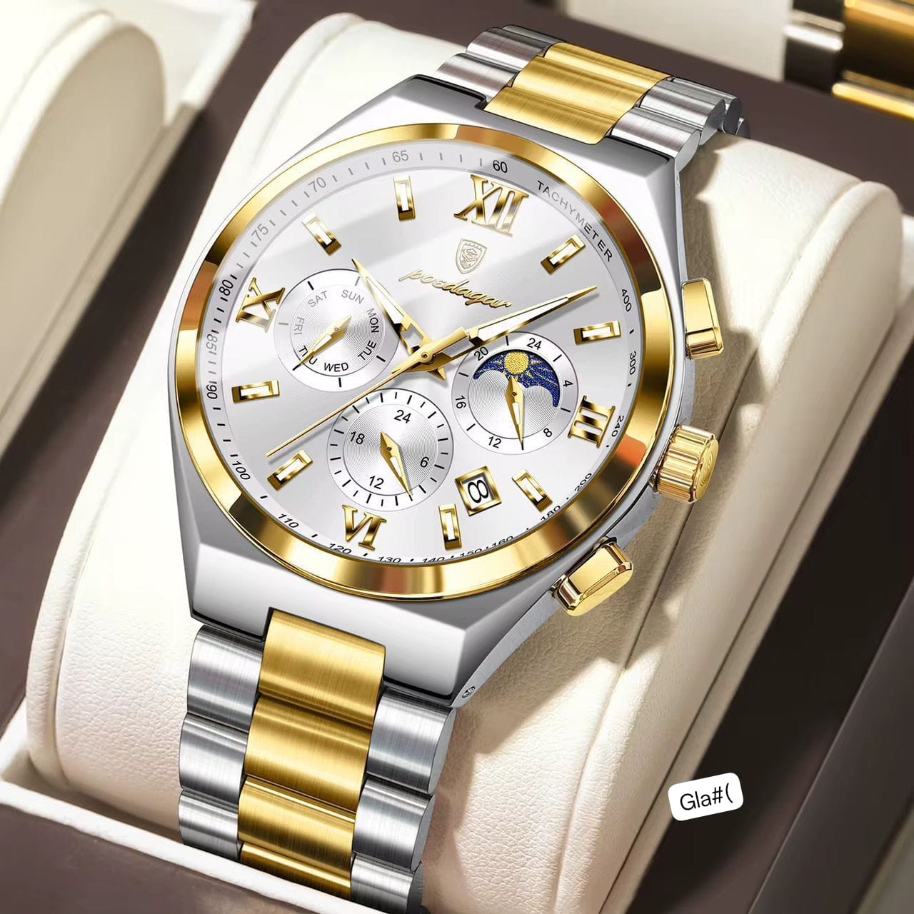 Poedagar Executive Men's Multi-Function Luxury Watch - Image 4