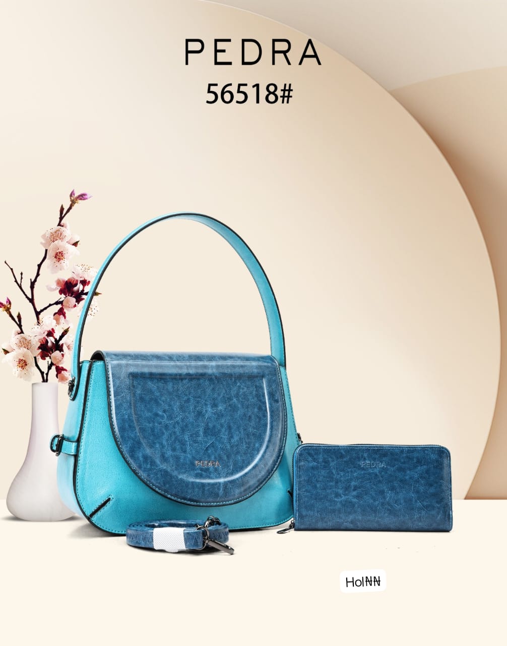 PEDRA Luxury Two-Tone Shoulder Bag Set