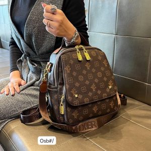 Premium Heritage Monogram Multi-Way Fashion Backpack