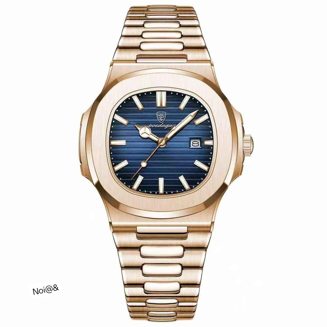 Poedagar Premium Rose Gold Men's Sport Watch - Image 2