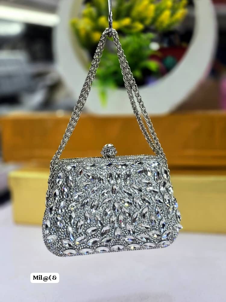 Couture Crystal-Encrusted Evening Frame Bag