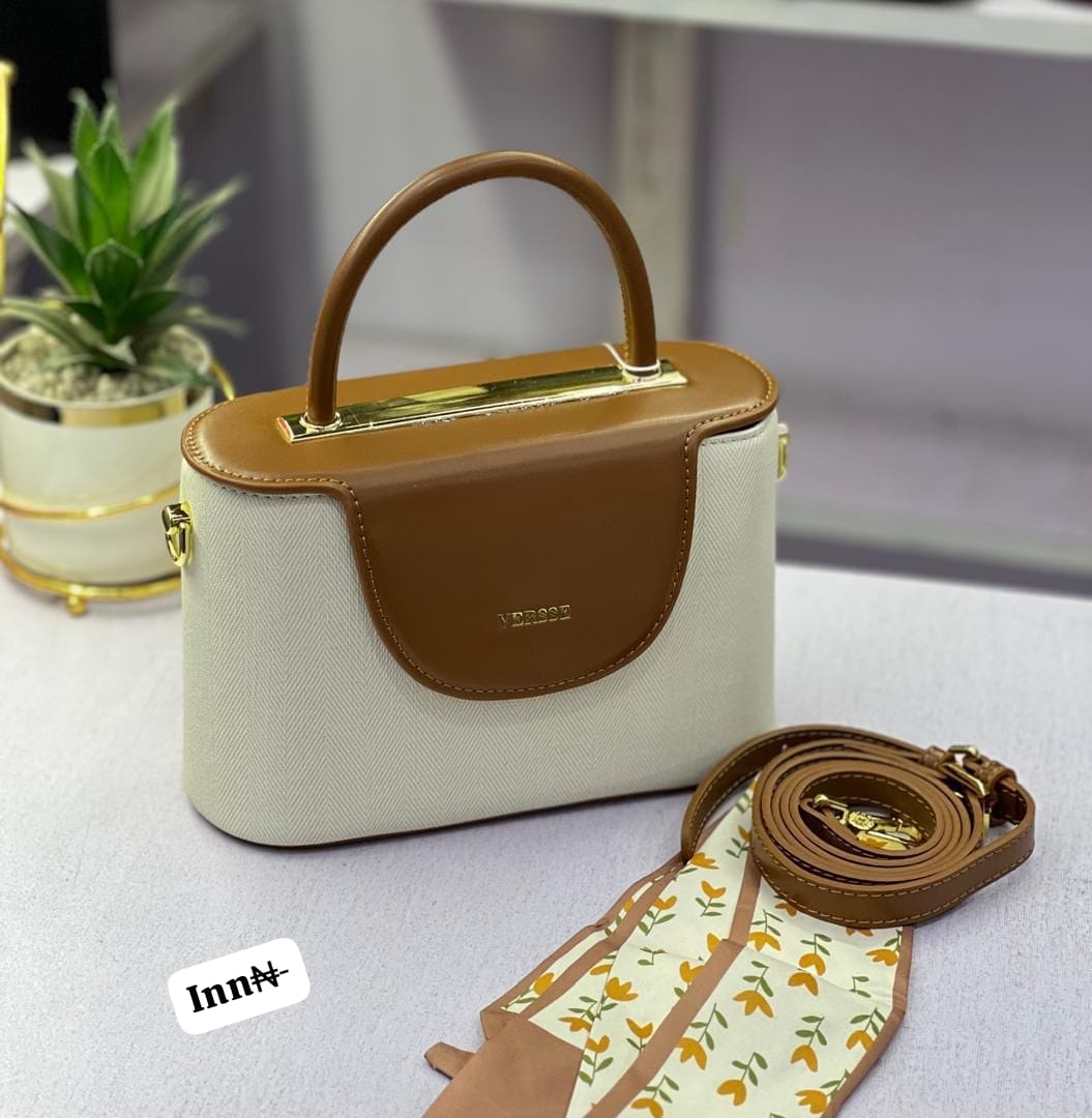VERSSE Premium Structured Oval Top-Handle Bag Set - Image 2