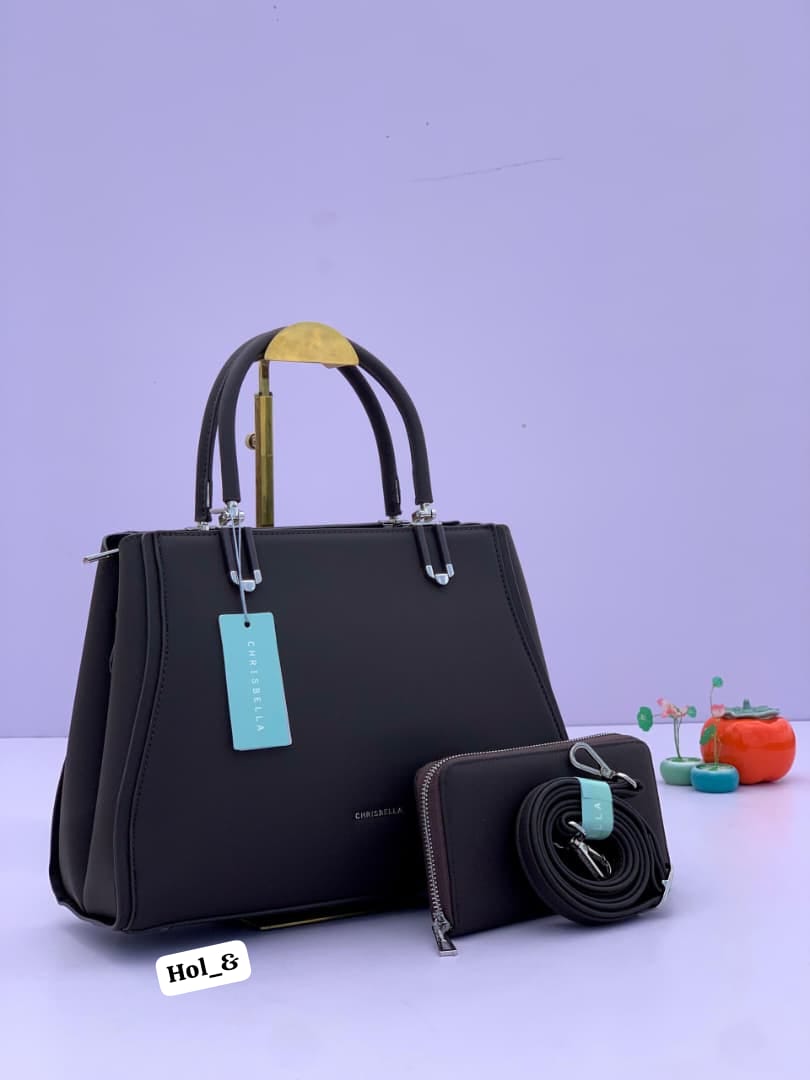 CHRISBELLA Multi-Compartment Executive Satchel & Wallet - Image 2