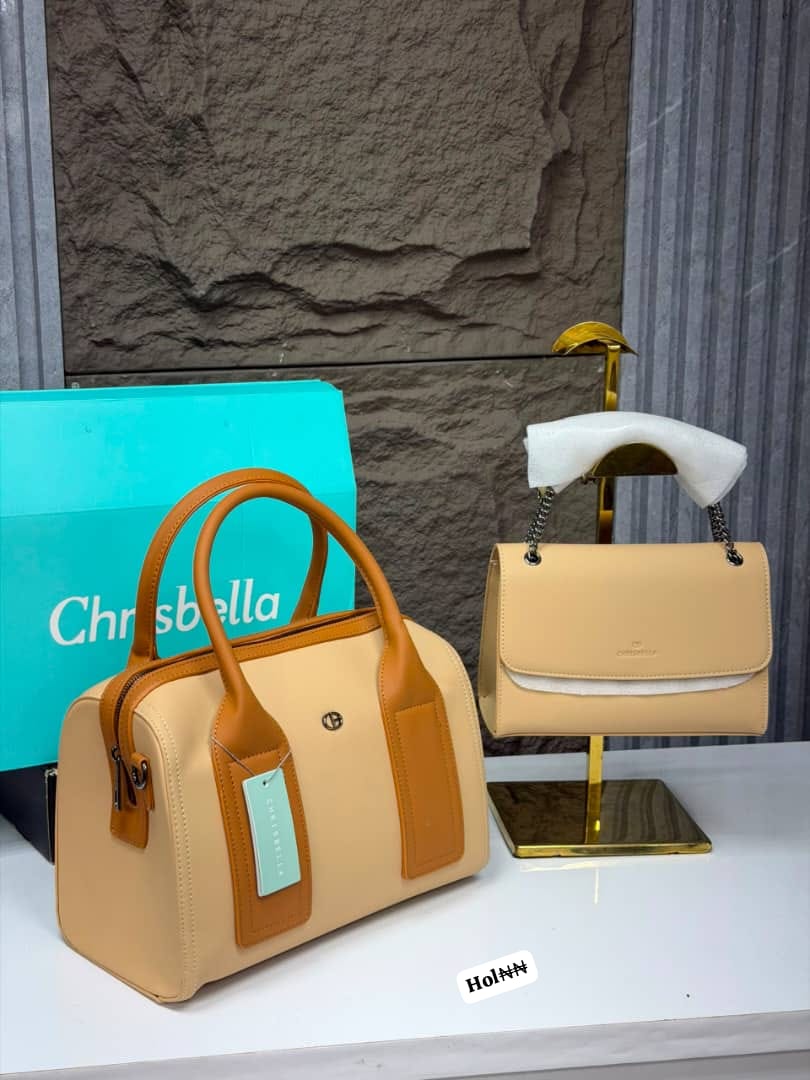 CHRISBELLA Minimalist Matte Satchel & Chain Crossbody - Image 2