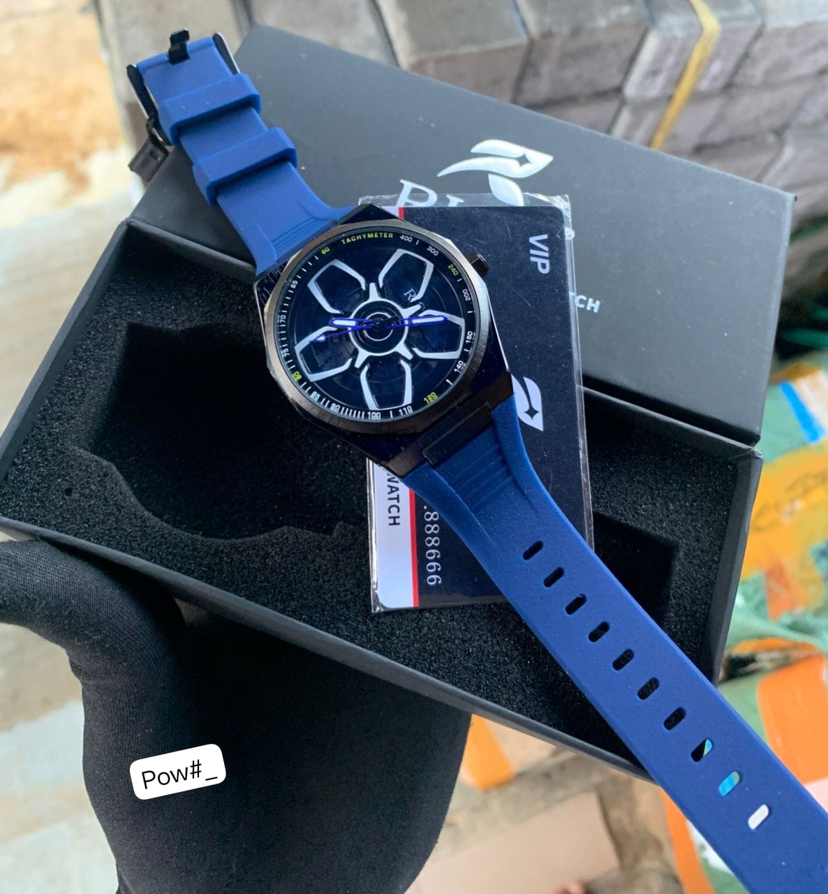 RICK Racing-Inspired Car Wheel Rim Spinning Watch