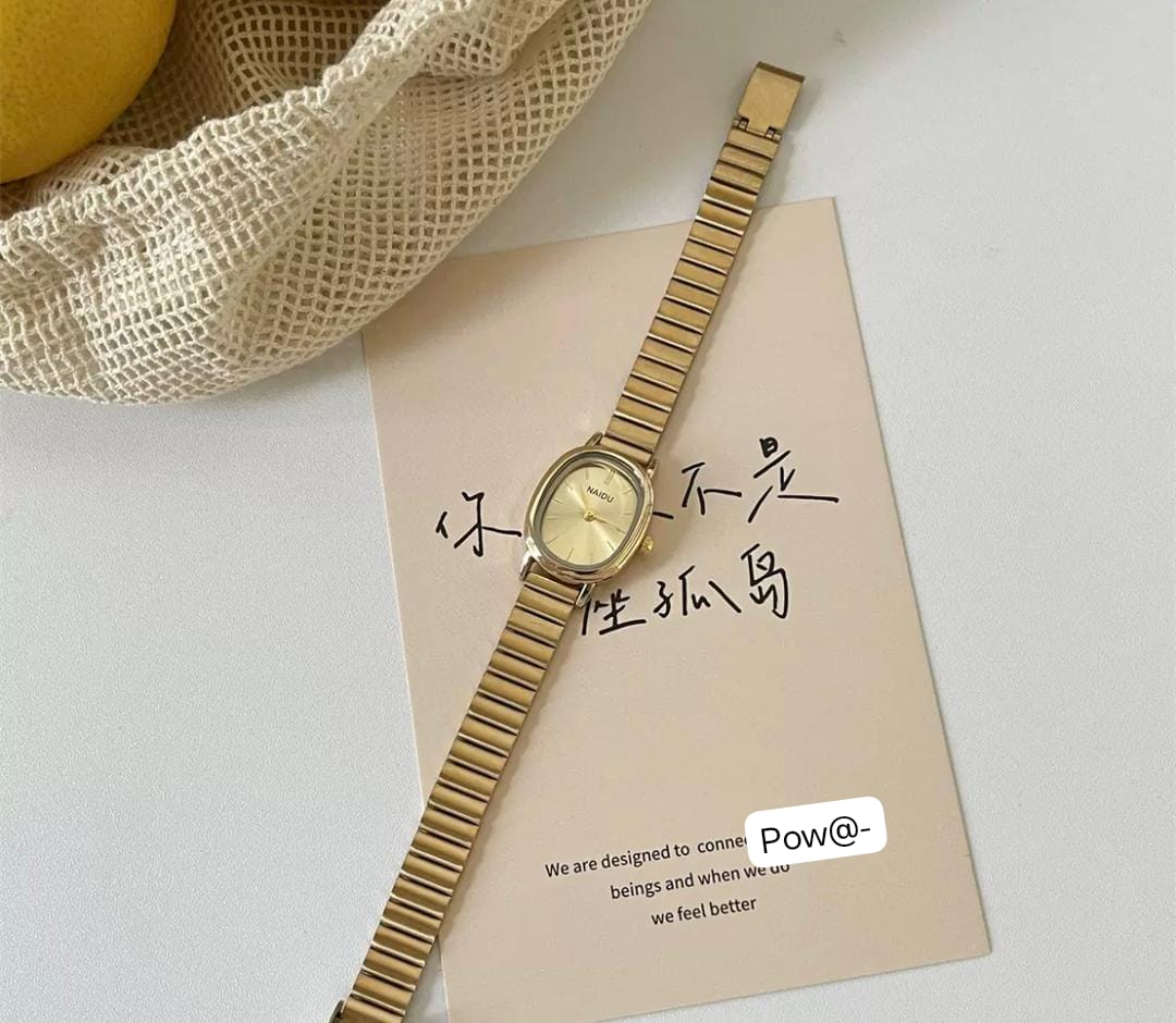 Premium Naidu Vintage Oval Cocktail Watch - Image 2