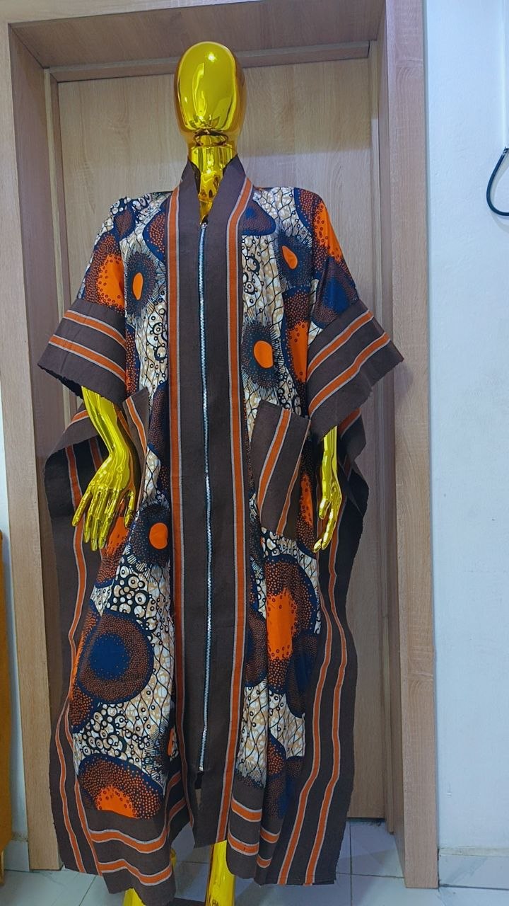 Emerald Swirl Kimono Kaftan