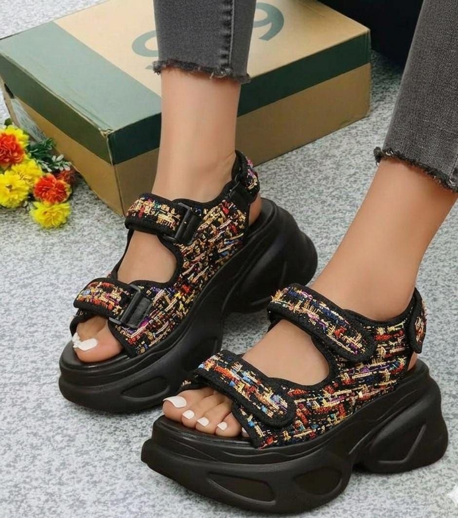 Avant-Garde Statement Open-Toe Footwear