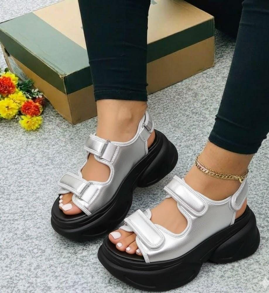 Thick Sculpted-Sole Summer Shoes