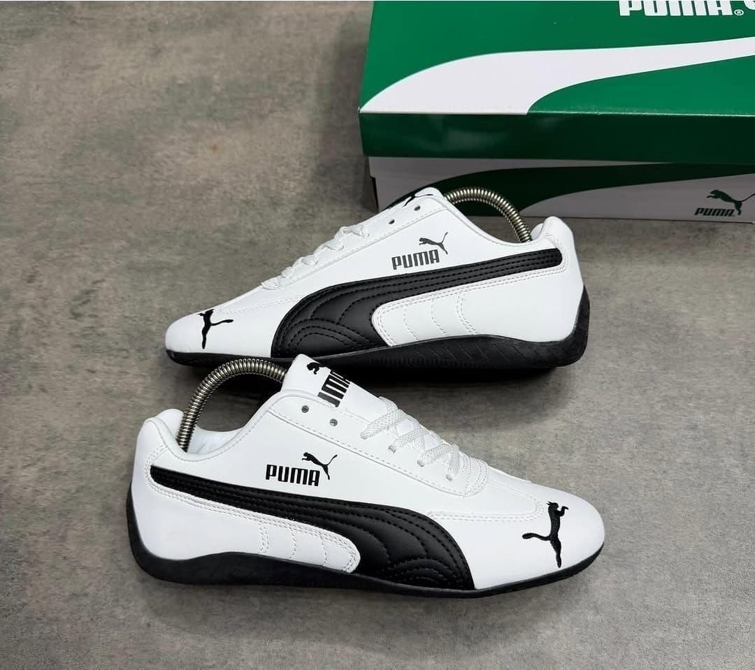 Classic White & Black Formstrip Trainers