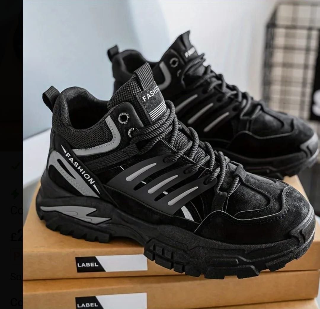 Interceptor Tactical Chunky Trainers – Rugged Platform Street Shoes