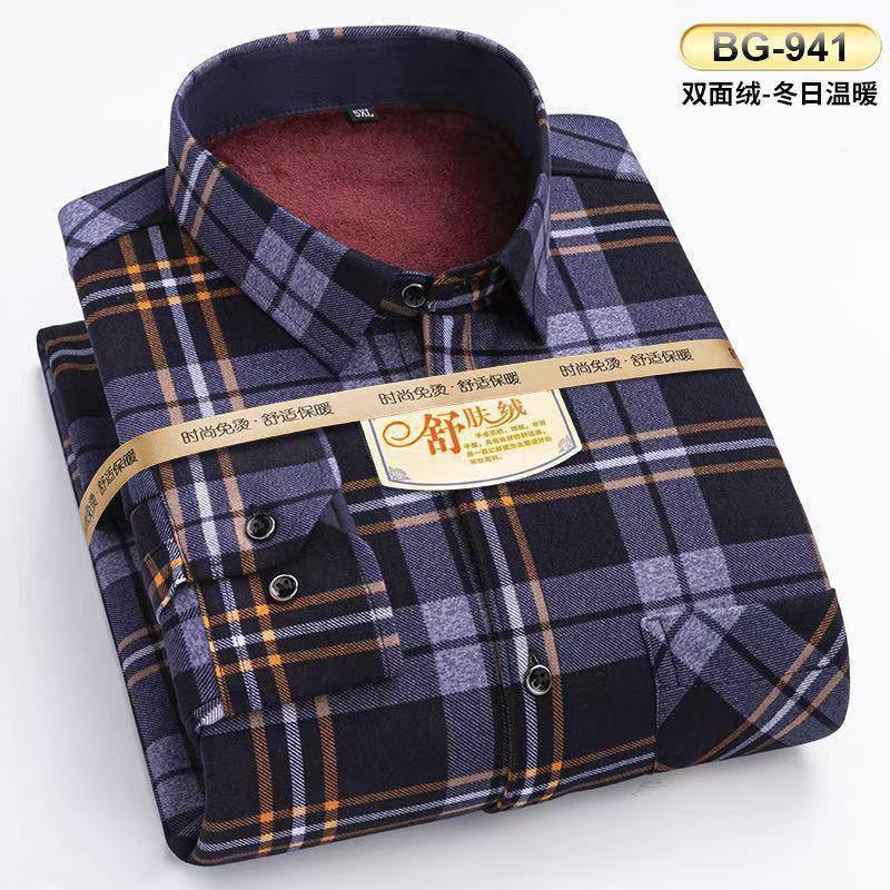 Men's Premium Fleece-Lined Flannel Shirt – Onyx & Amber Industrial Tartan
