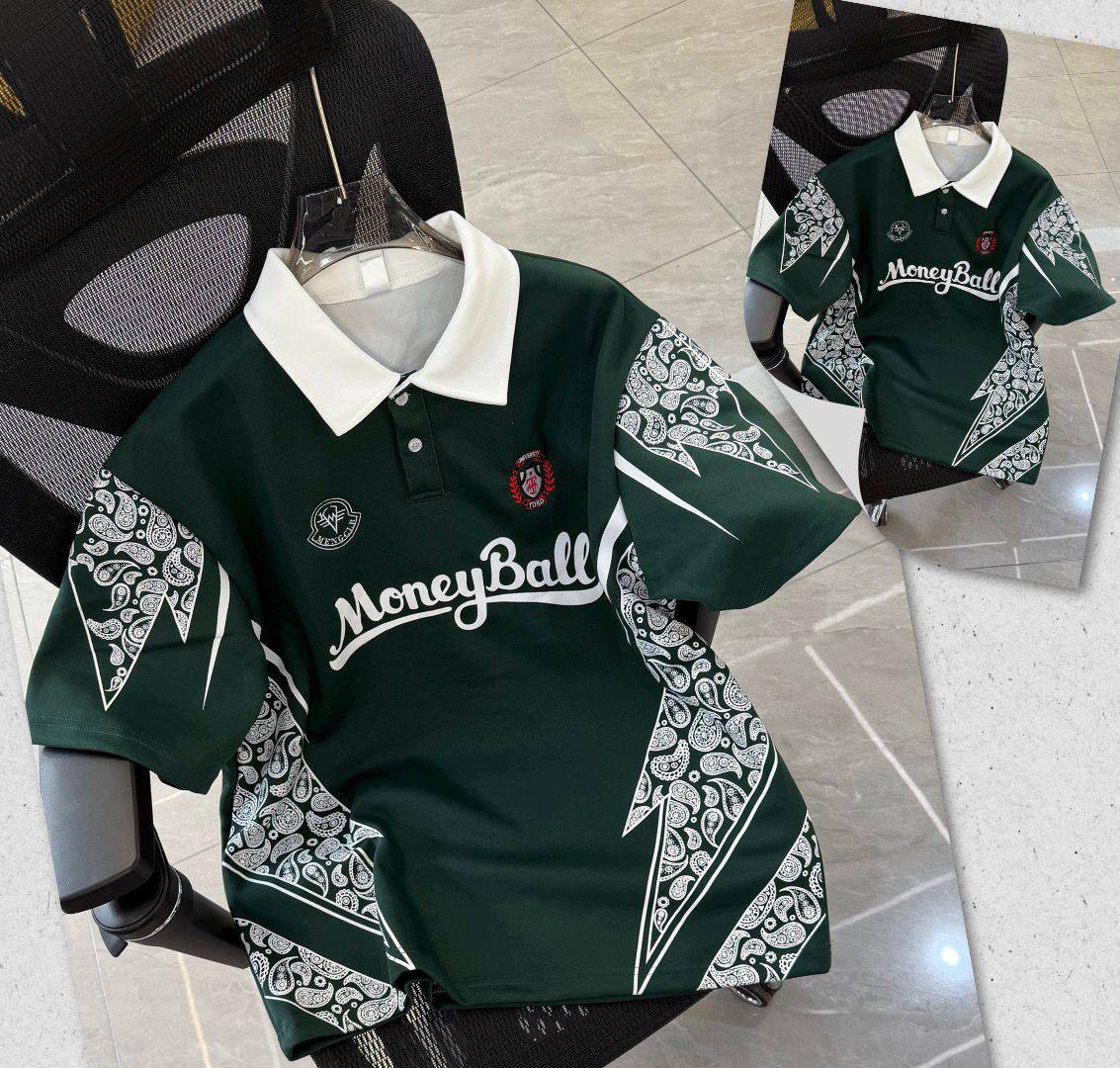 The "MoneyBall" Paisley Streetwear Polo - Image 3