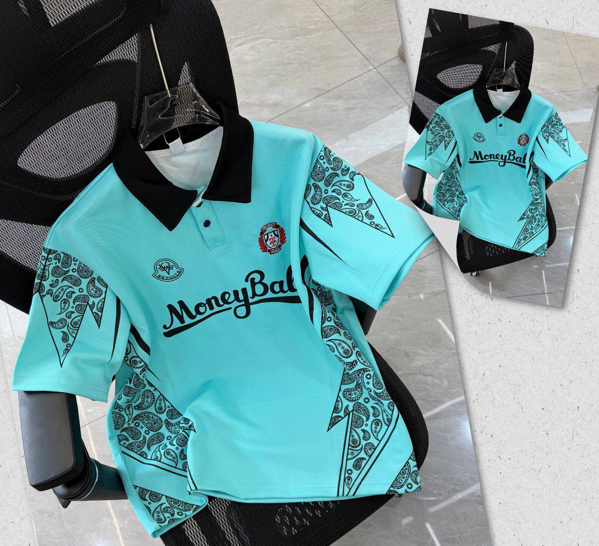 The "MoneyBall" Paisley Streetwear Polo - Image 5