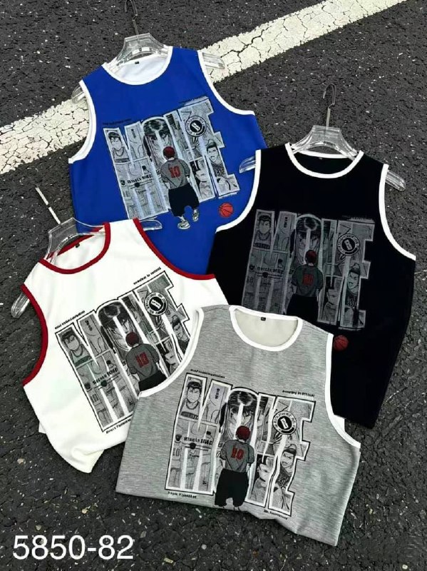Anime / Manga Basketball Style Tank Tops