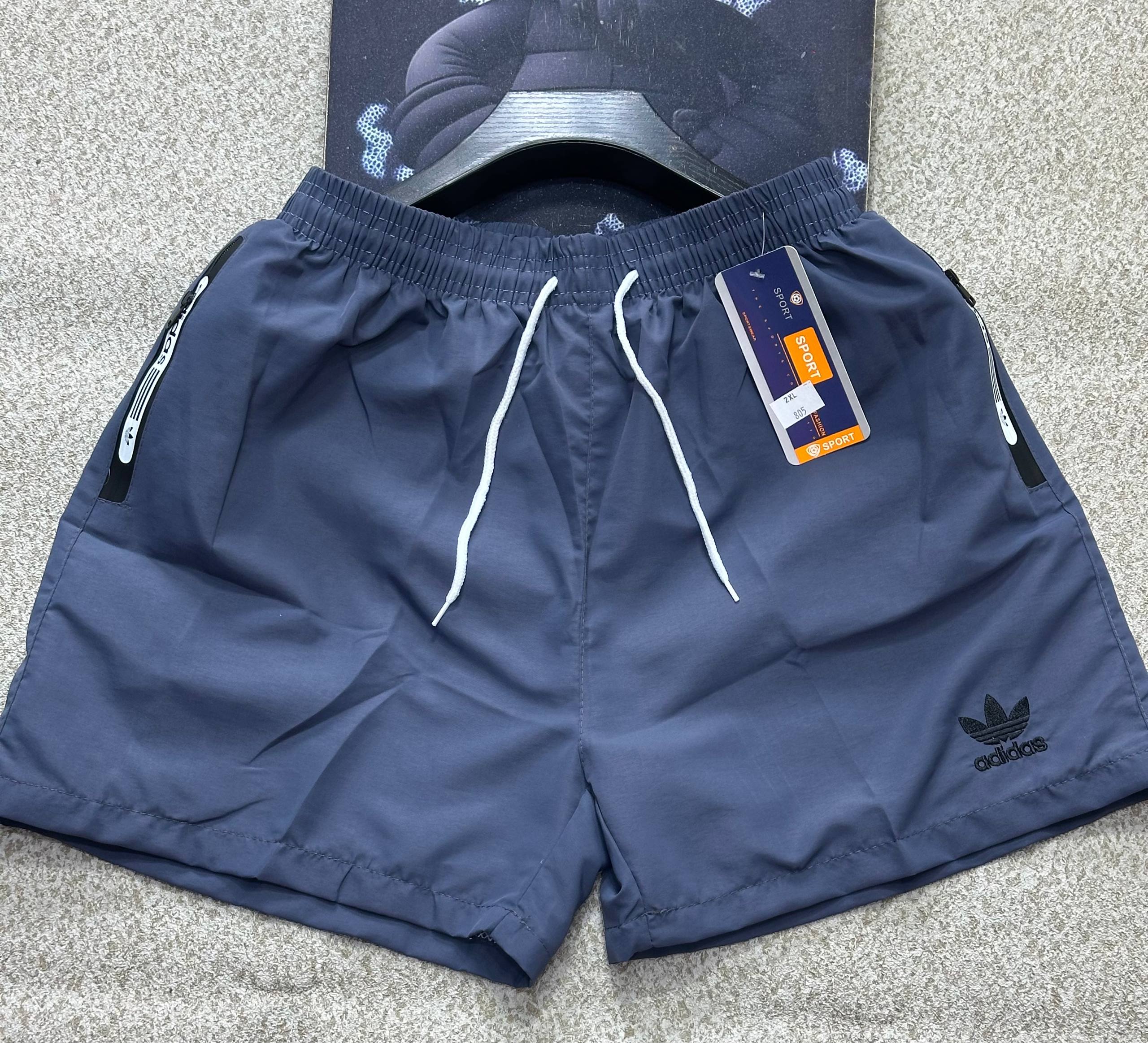 Vibrant Blaze Orange & Onyx Black Quick-Dry Performance Shorts