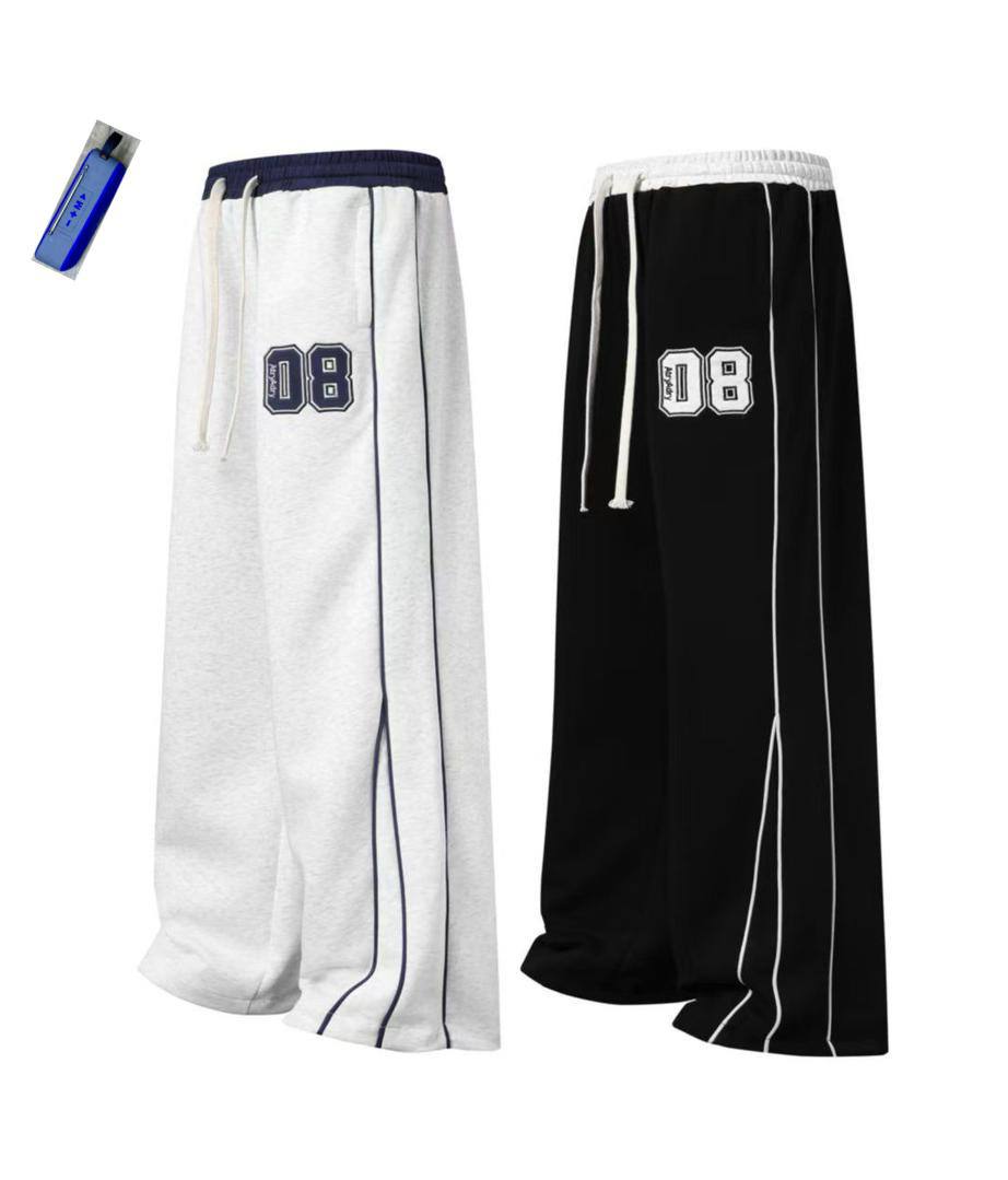 Men's 08 Athletic Piping Split-Hem Sweatpants